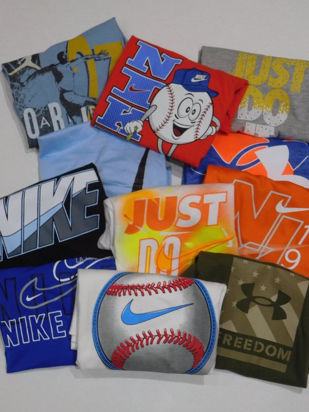 NWT 11 Nike Under Armour Jordan Shirts & Tank Top Bundle sz 7